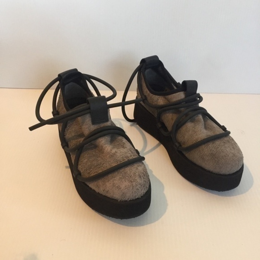 PURO Secret hipster lace up rubber Chunky platform edgy shoes